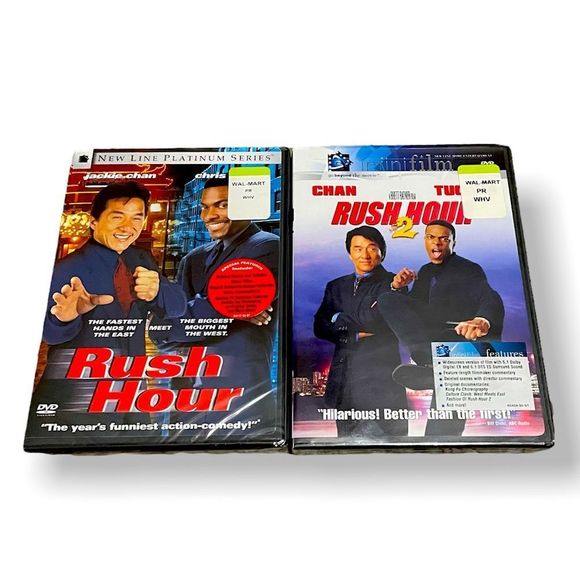 New Line Other - Rush Hour and Rush Hour 2 DVDs NWT
